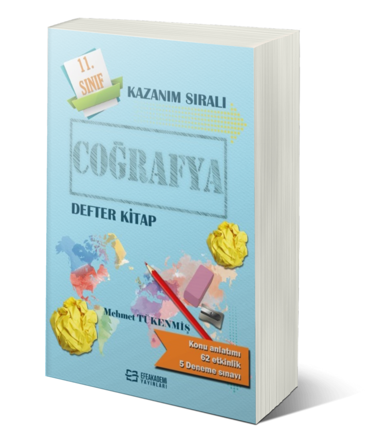 11.Sınıf Coğrafya Kazanım Sıralı Defter Kitap